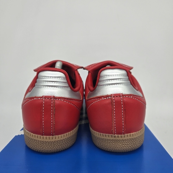 New adidas Samba LT Better Scarlet Silver Women's Shoes Size 9.5 - Picture 5 of 8